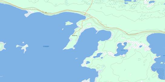 Denbeigh Point Topographic map 063B13 at 1:50,000 Scale