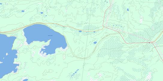 Katimik Lake Topo Map 063B14 at 1:50,000 scale - National Topographic System of Canada (NTS) - Toporama map