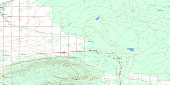Renwer Topo Map 063C02 at 1:50,000 scale - National Topographic System of Canada (NTS) - Toporama map