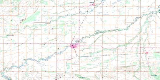 Swan River Topo Map 063C03 at 1:50,000 scale - National Topographic System of Canada (NTS) - Toporama map