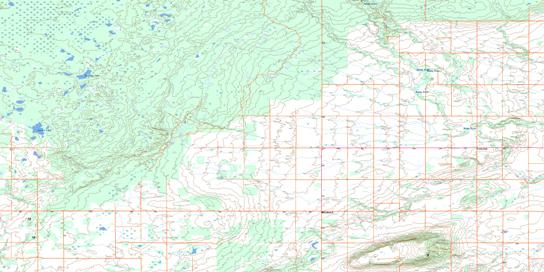 Thunder Hill Topographic map 063C04 at 1:50,000 Scale