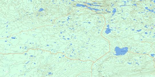 Townsend Lake Topographic map 063C05 at 1:50,000 Scale