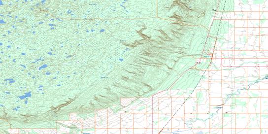 Birch River Topographic map 063C06 at 1:50,000 Scale
