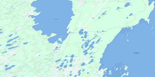 Magnolia Lake Topographic map 063C08 at 1:50,000 Scale
