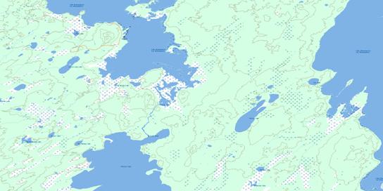 Kircro Lake Topo Map 063C09 at 1:50,000 scale - National Topographic System of Canada (NTS) - Toporama map