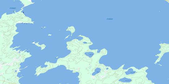 Pelican Bay Topo Map 063C16 at 1:50,000 scale - National Topographic System of Canada (NTS) - Toporama map