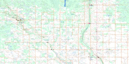 Endeavour Topographic map 063D02 at 1:50,000 Scale