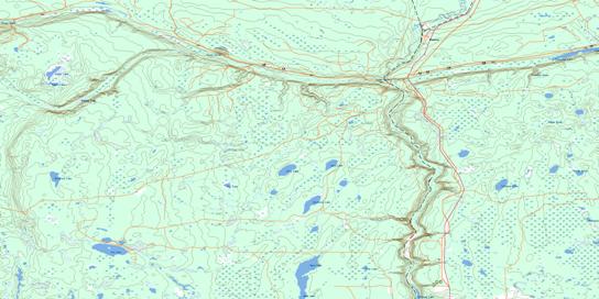 Reserve Topo Map 063D07 at 1:50,000 scale - National Topographic System of Canada (NTS) - Toporama map