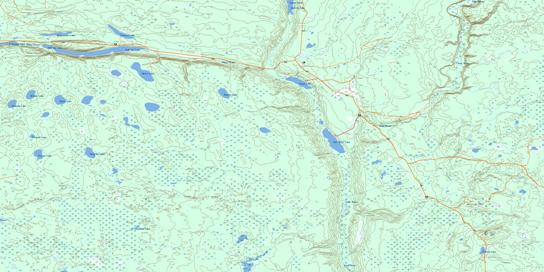 Mcbride Lake Topo Map 063D08 at 1:50,000 scale - National Topographic System of Canada (NTS) - Toporama map