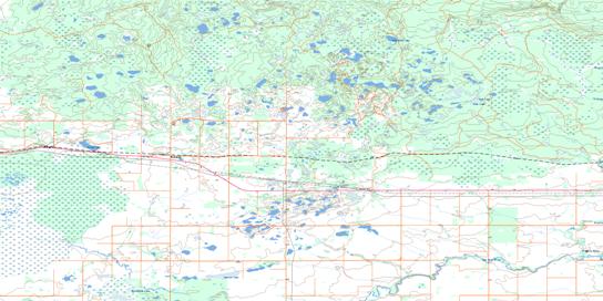 Mistatim Topo Map 063D14 at 1:50,000 scale - National Topographic System of Canada (NTS) - Toporama map