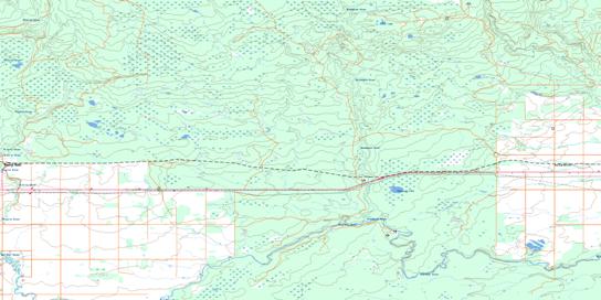 Prairie River Topo Map 063D15 at 1:50,000 scale - National Topographic System of Canada (NTS) - Toporama map