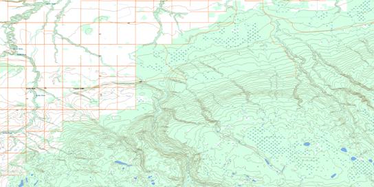 Connell Creek Topo Map 063E03 at 1:50,000 scale - National Topographic System of Canada (NTS) - Toporama map