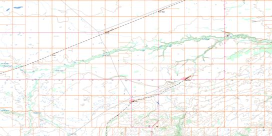 Arborfield Topo Map 063E04 at 1:50,000 scale - National Topographic System of Canada (NTS) - Toporama map