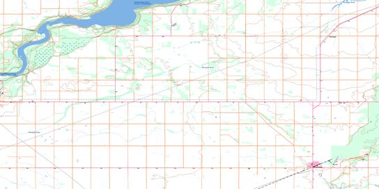 Carrot River Topo Map 063E05 at 1:50,000 scale - National Topographic System of Canada (NTS) - Toporama map
