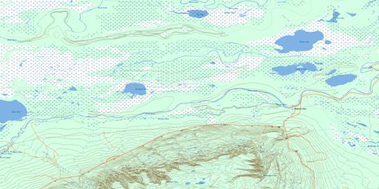 Mountain Cabin Topographic map 063E09 at 1:50,000 Scale