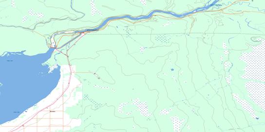 Tobin Lake Topographic map 063E11 at 1:50,000 Scale