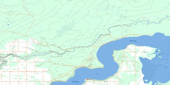 Pemmican Point Topographic map 063E12 at 1:50,000 Scale