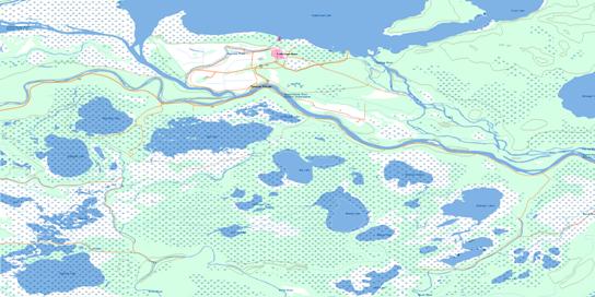 Cumberland House Topo Map 063E16 at 1:50,000 scale - National Topographic System of Canada (NTS) - Toporama map