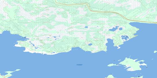 Spruce Island Topo Map 063F02 at 1:50,000 scale - National Topographic System of Canada (NTS) - Toporama map