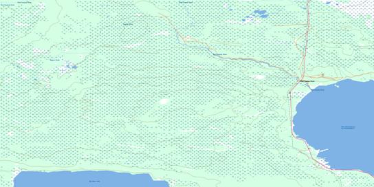 Overflowing River Topographic map 063F03 at 1:50,000 Scale