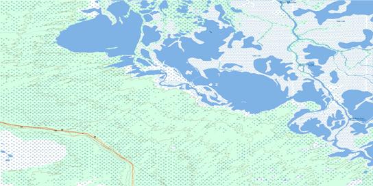 Connolly Bay Topo Map 063F07 at 1:50,000 scale - National Topographic System of Canada (NTS) - Toporama map