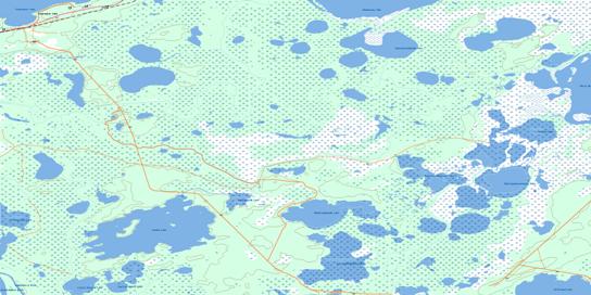 Landry Lake Topo Map 063F15 at 1:50,000 scale - National Topographic System of Canada (NTS) - Toporama map