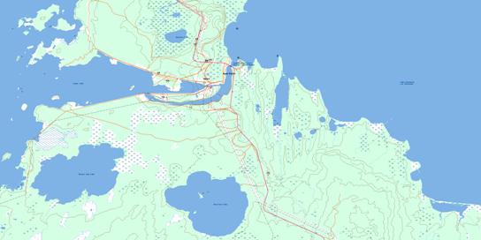 Grand Rapids Topo Map 063G03 at 1:50,000 scale - National Topographic System of Canada (NTS) - Toporama map