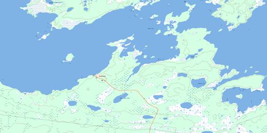 Napanee Bay Topo Map 063G04 at 1:50,000 scale - National Topographic System of Canada (NTS) - Toporama map