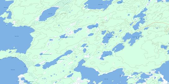 Perch Lake Topo Map 063G05 at 1:50,000 scale - National Topographic System of Canada (NTS) - Toporama map