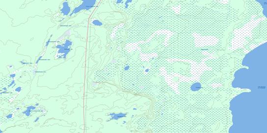 Howell Point Topographic map 063G11 at 1:50,000 Scale