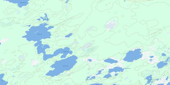 Bracken Lake Topographic map 063G12 at 1:50,000 Scale