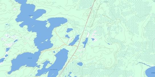 William Lake Topographic map 063G14 at 1:50,000 Scale