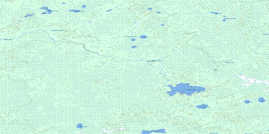 Makatesibi Lake Topographic map 063H01 at 1:50,000 Scale