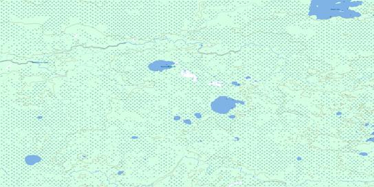 Okeskimunisew Lake Topographic map 063H07 at 1:50,000 Scale