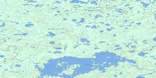 Gunisao Lake Topo Map 063H09 at 1:50,000 scale - National Topographic System of Canada (NTS) - Toporama map