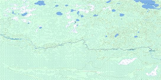 Ininiwekun Rapids Topo Map 063H11 at 1:50,000 scale - National Topographic System of Canada (NTS) - Toporama map