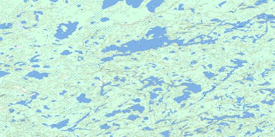Little Bolton Lake Topo Map 063I01 at 1:50,000 scale - National Topographic System of Canada (NTS) - Toporama map