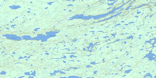 Robinson Lake Topo Map 063I08 at 1:50,000 scale - National Topographic System of Canada (NTS) - Toporama map