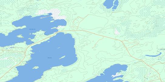 Talbot Lake Topographic map 063J04 at 1:50,000 Scale