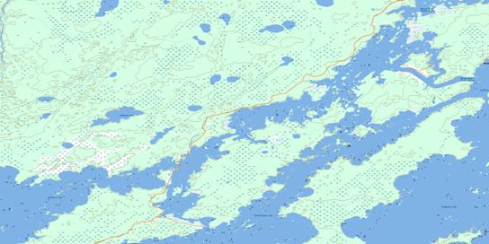Horsfall Island Topographic map 063J08 at 1:50,000 Scale