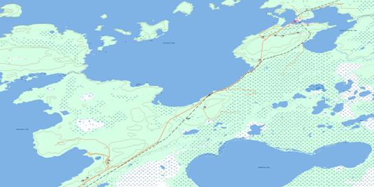 Cormorant Topo Map 063K02 at 1:50,000 scale - National Topographic System of Canada (NTS) - Toporama map