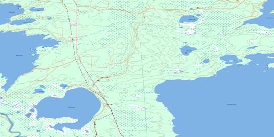 Root Lake Topographic map 063K03 at 1:50,000 Scale