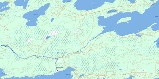 Goose Lake Topo Map 063K05 at 1:50,000 scale - National Topographic System of Canada (NTS) - Toporama map