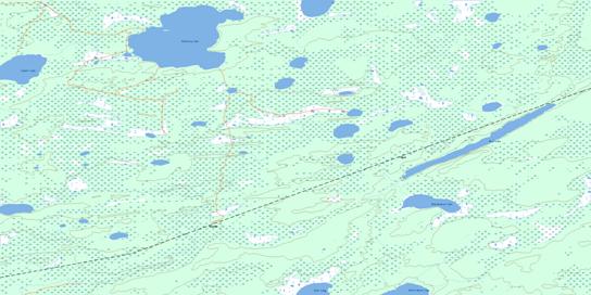 Dyce Lake Topo Map 063K08 at 1:50,000 scale - National Topographic System of Canada (NTS) - Toporama map