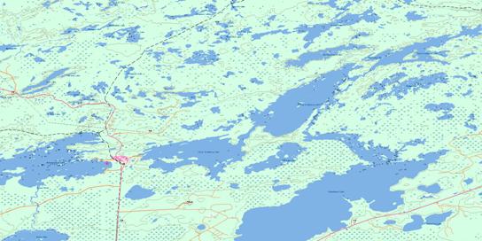 Cranberry Portage Topographic map 063K11 at 1:50,000 Scale