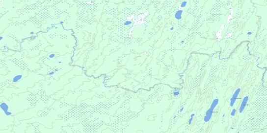Loyns Lake Topo Map 063L03 at 1:50,000 scale - National Topographic System of Canada (NTS) - Toporama map