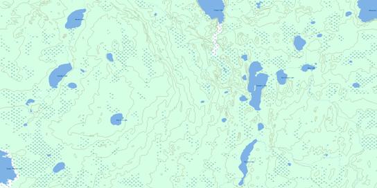 Saunders Lake Topographic map 063L06 at 1:50,000 Scale