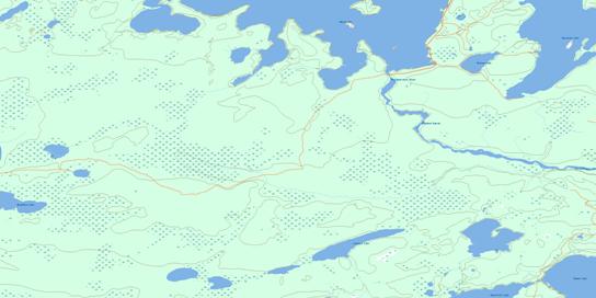 Leonard Lake Topo Map 063L08 at 1:50,000 scale - National Topographic System of Canada (NTS) - Toporama map