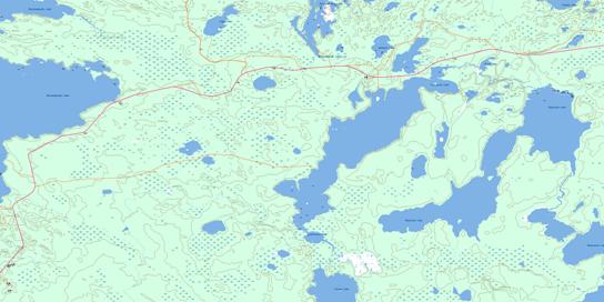Limestone Lake Topo Map 063L11 at 1:50,000 scale - National Topographic System of Canada (NTS) - Toporama map