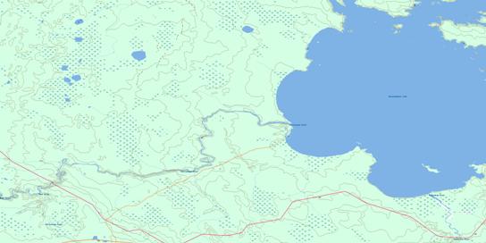 Ballantyne Bay Topographic map 063L12 at 1:50,000 Scale
